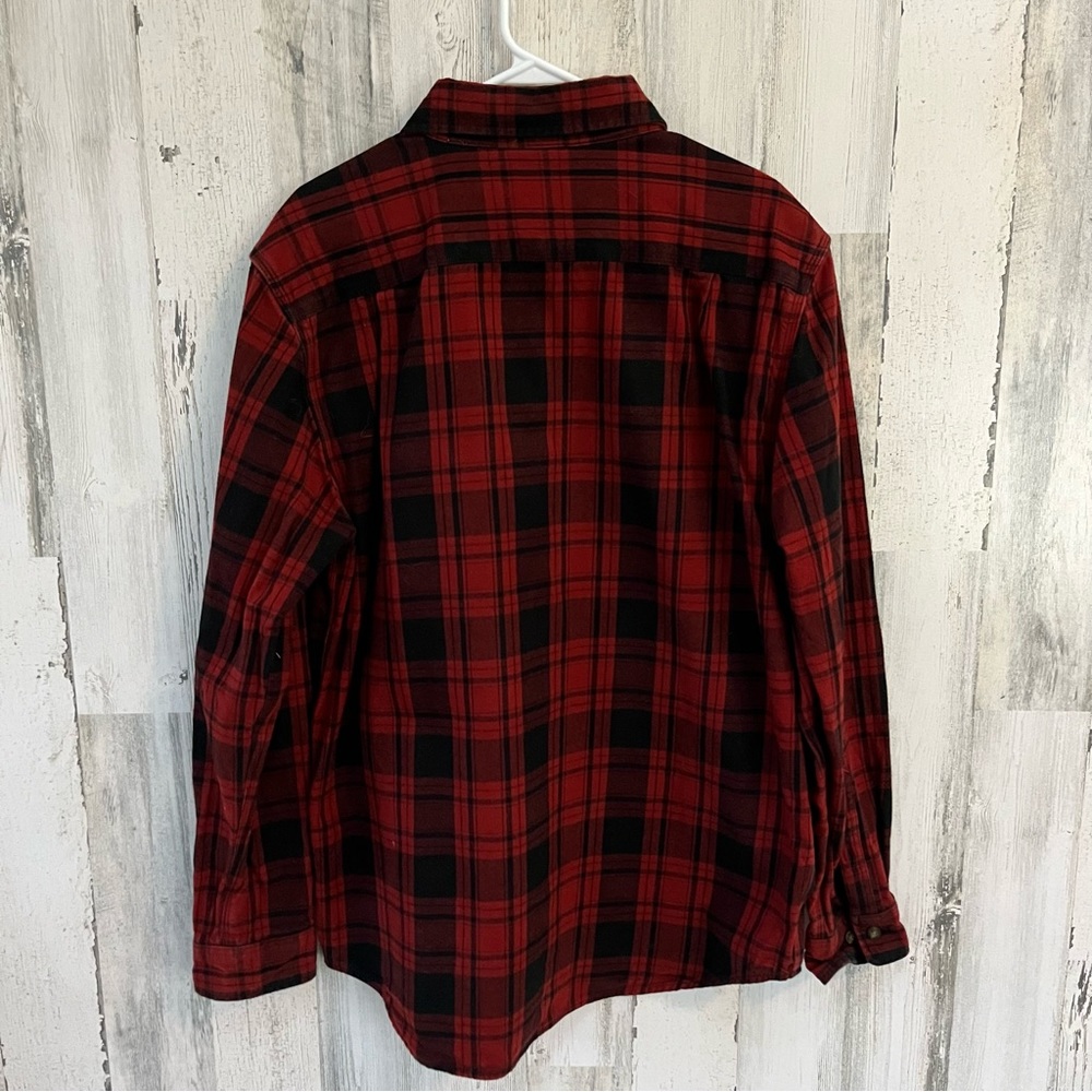 Carhartt Men’s Size Medium Style Hubbard Long Sleeve Plaid Shirt - Picture 6 of 6